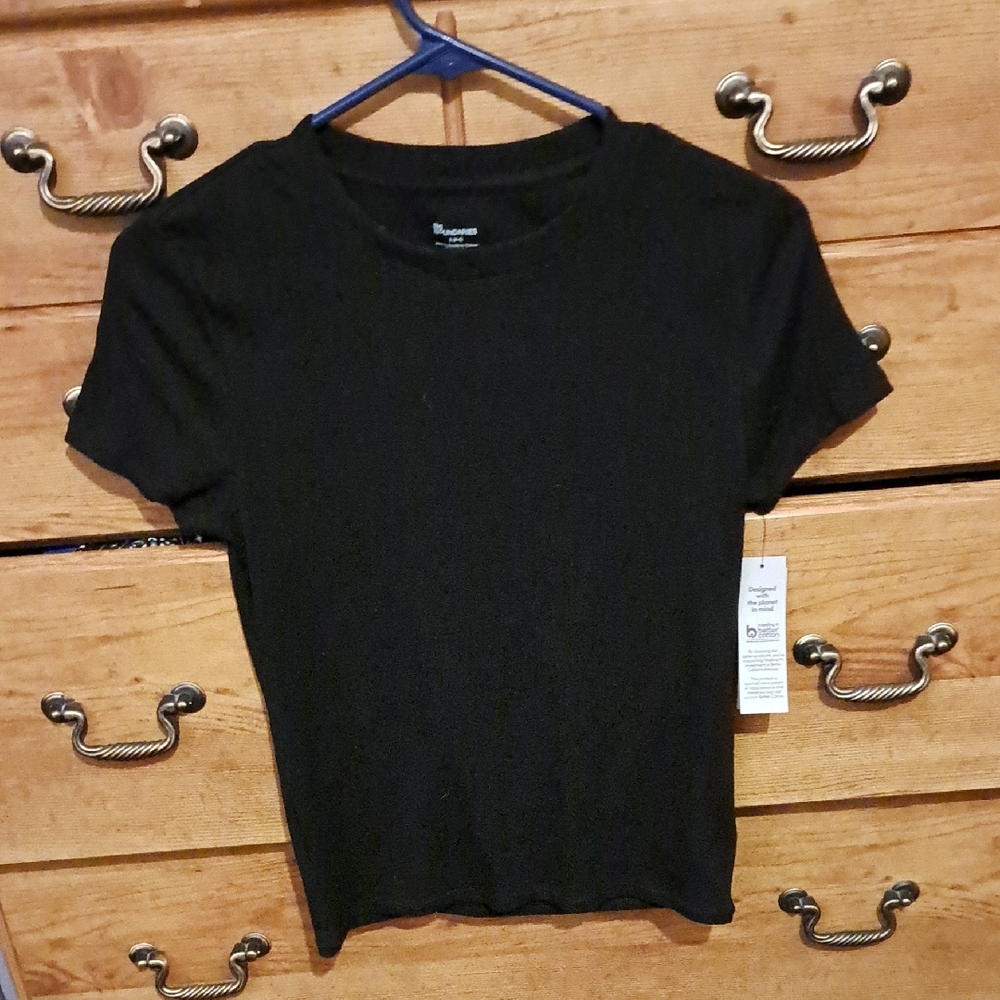 No Boundaries Black Fitted Short Sleeve T-Shirt